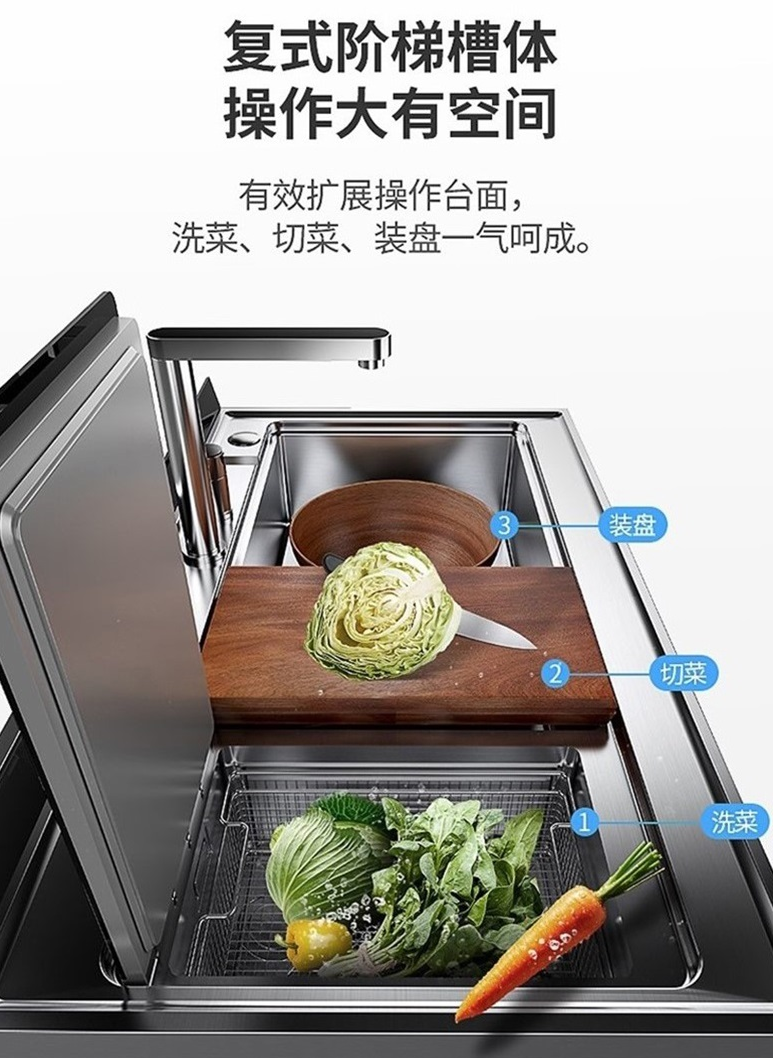厨房洗碗如何解放双手 何不试试火星人集成家用洗碗机
